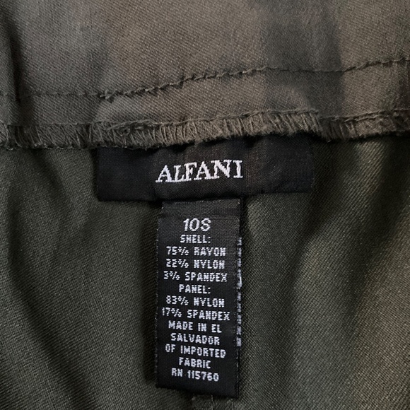Alfani Dark Gray Pants Size 10S - Picture 3 of 3